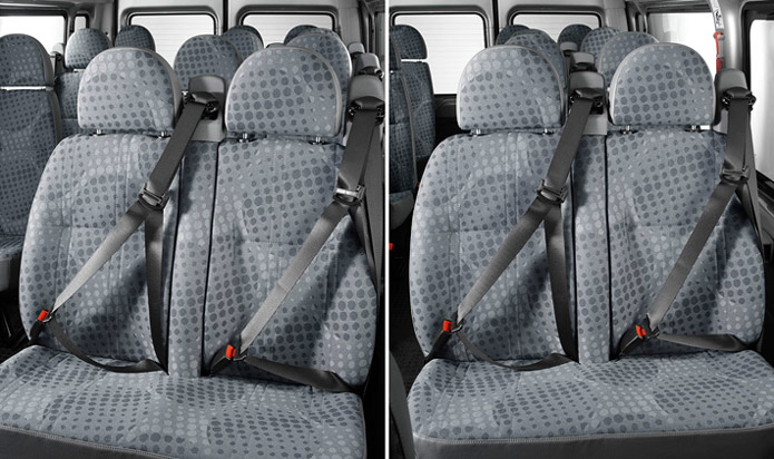 ford transit van interior bancos