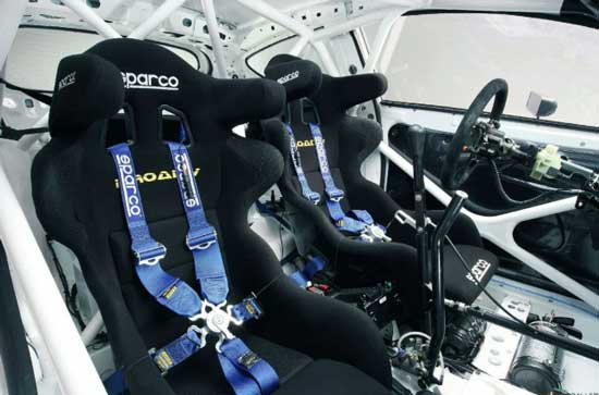 interior ford s2000 rally