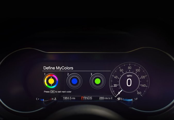 novo ford mustang 2018 painel de instrumentos