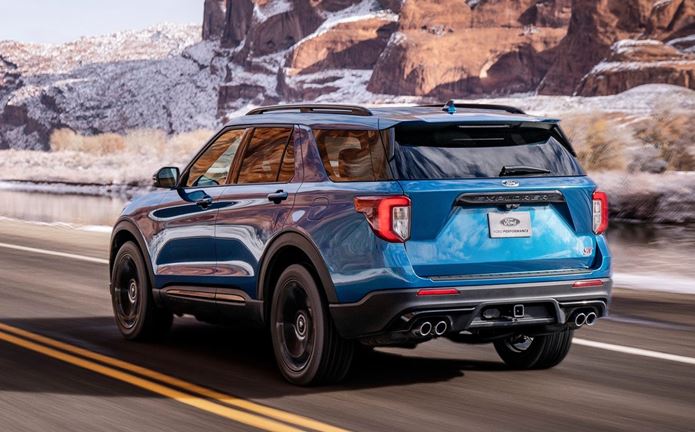 ford explorer st 2020 traseira