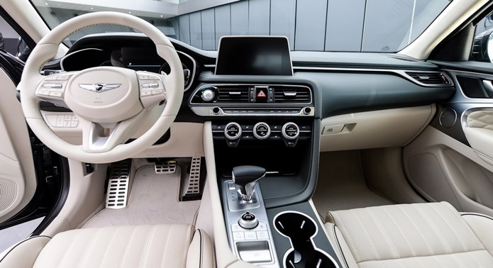 genesis g70 interior