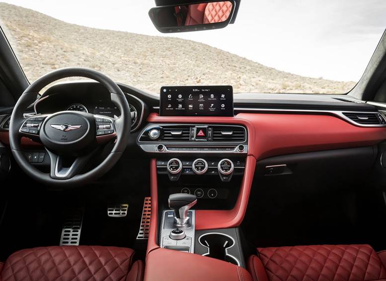 genesis g70 2022 interior