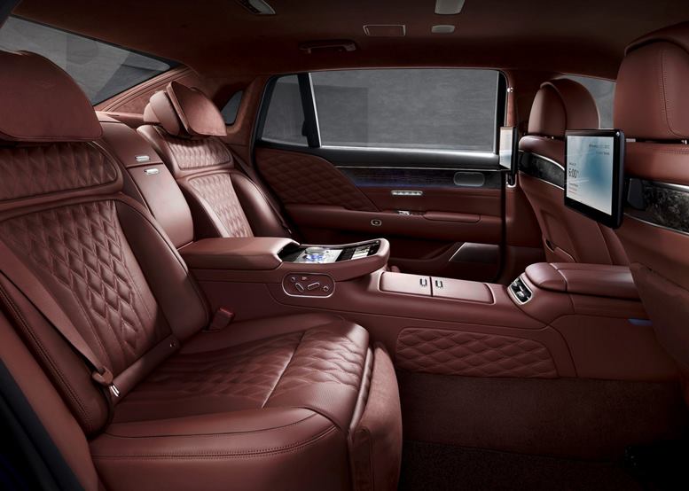 genesis g90 2023 interior banco traseiro