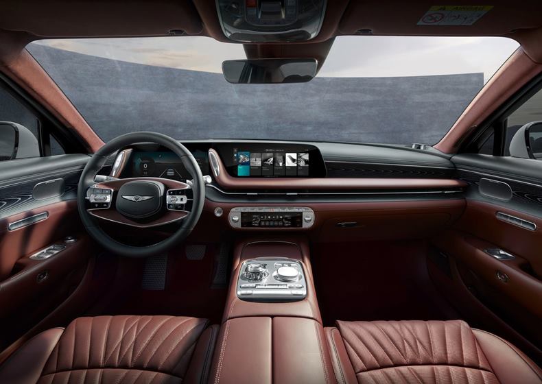 genesis g90 2023 interior painel