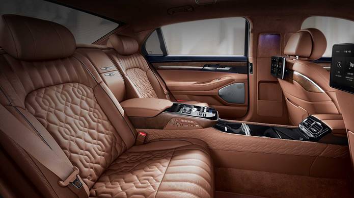genesis g90 limousine interior