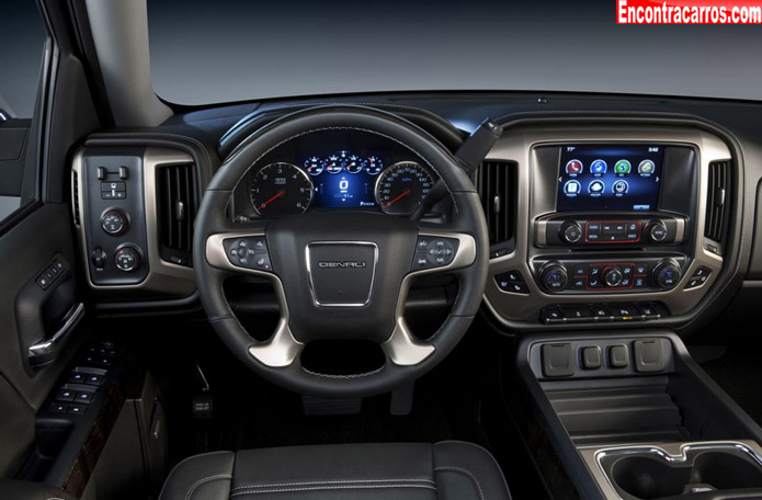 gmc sierra denali 1500 2014 interior painel