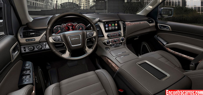 gmc yukon denali 2015 interior painel dashboard