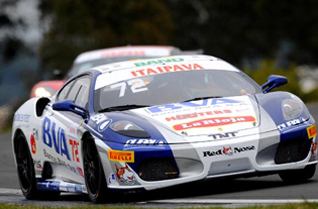 itaipava gt brasil curitiba cristiano federico e claudio lara ferrari f430 challenge 