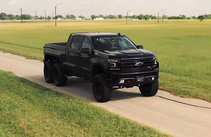 silverado hennessey goliath 6x6