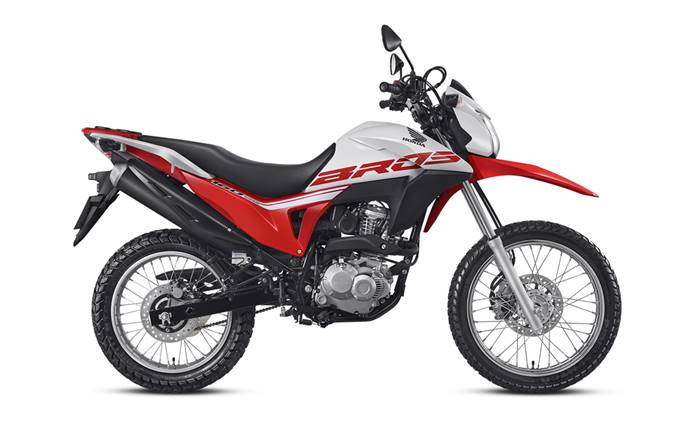 honda bros 160 esdd 2019 vermelha e branca