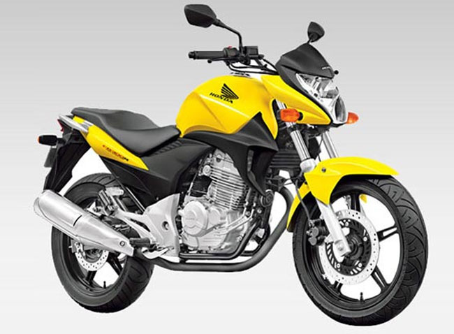 honda cb300 r amarela