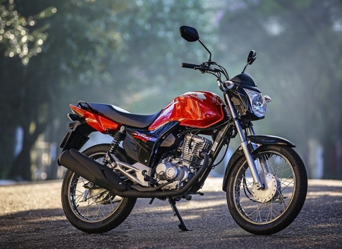 honda cg 160 start 2018 vermelha