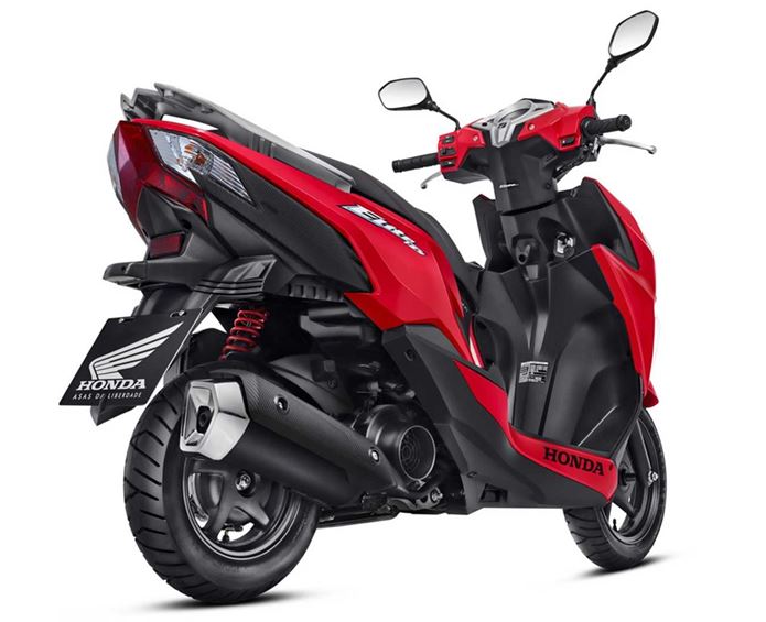 honda elite 125 traseira