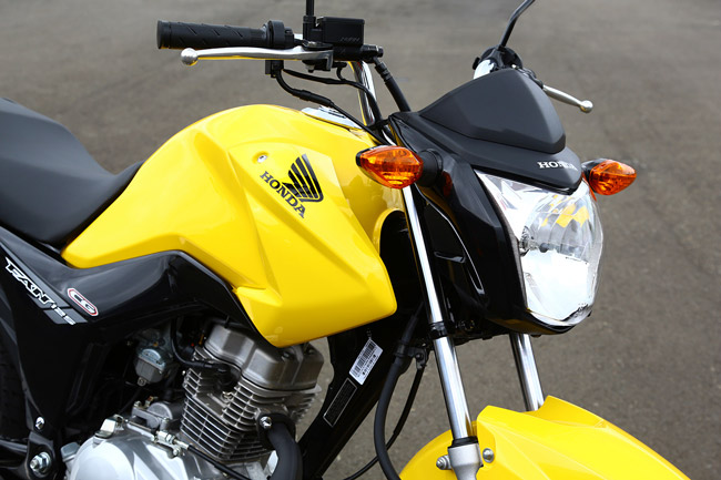 nova honda cg fan 125 2014 amarela