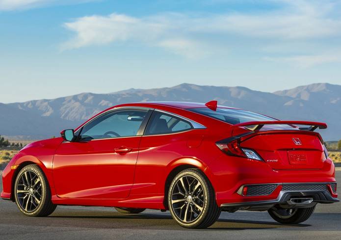 Honda civic si coupé 2020 traseira