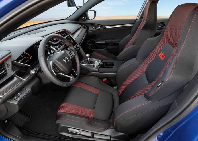 honda civic si 2020 interior bancos