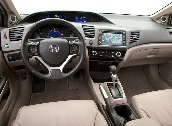 interior novo honda civic 2012