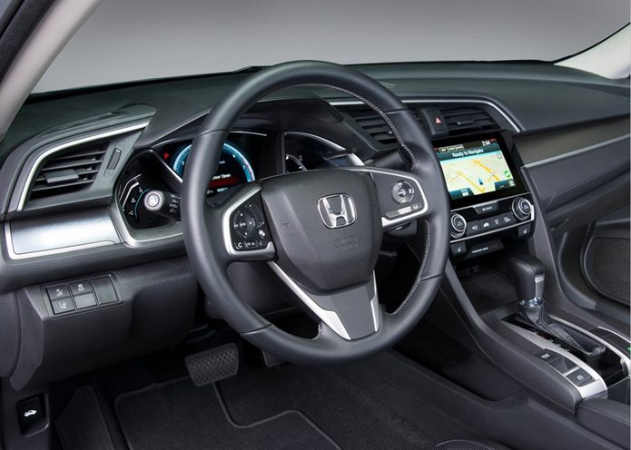 novo honda civic 2017 interior