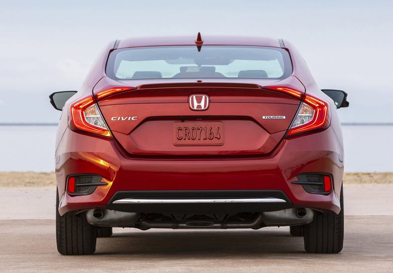 novo honda civic 2020 traseira