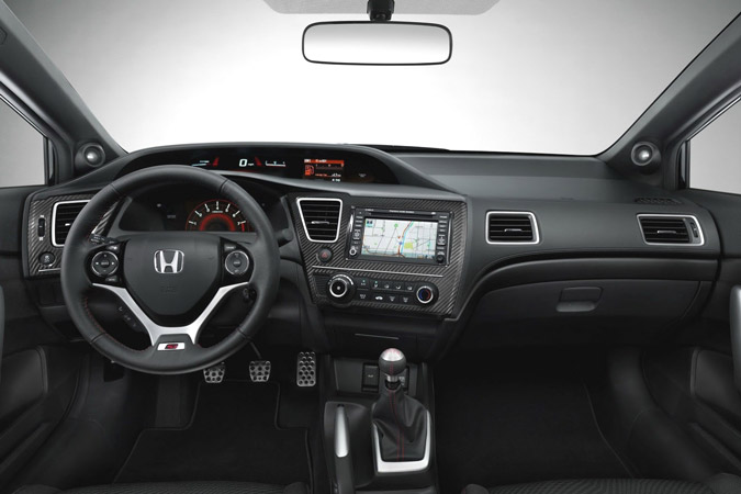 novo civic si sedan 2014 interior