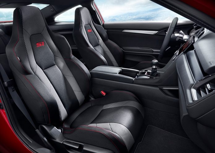 novo honda civic si interior bancos