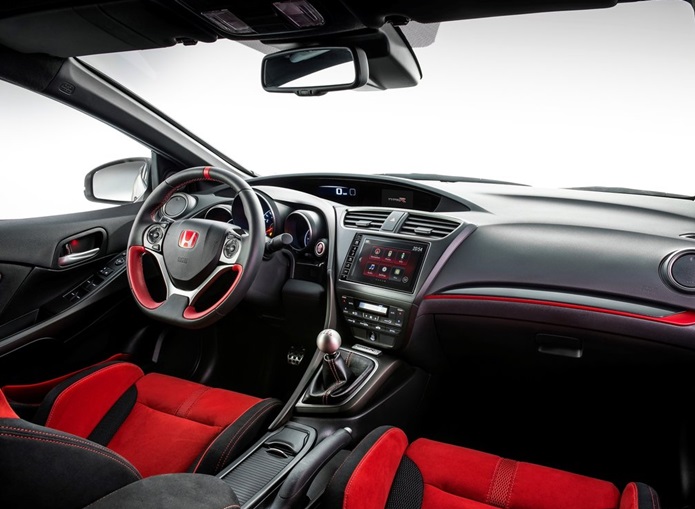 novo honda civc type r 2015 interior