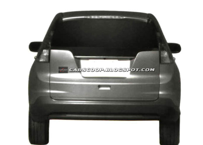 honda cr-v 2012 2013 traseira - rear view