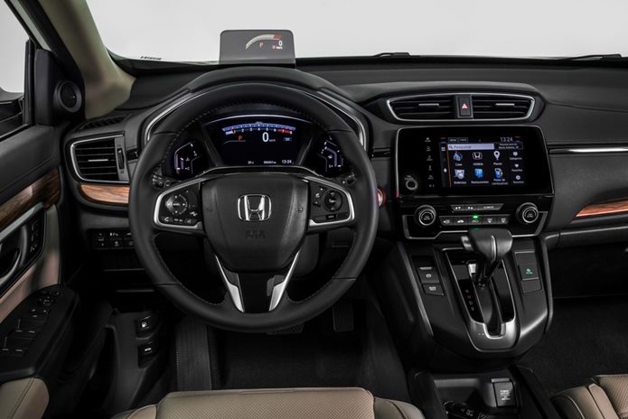 novo honda cr-v 2019 interior painel