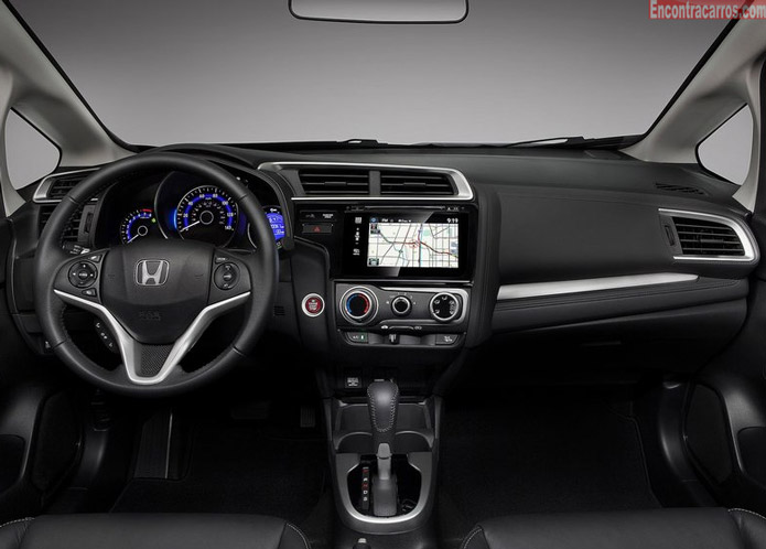 novo honda fit 2015 interior