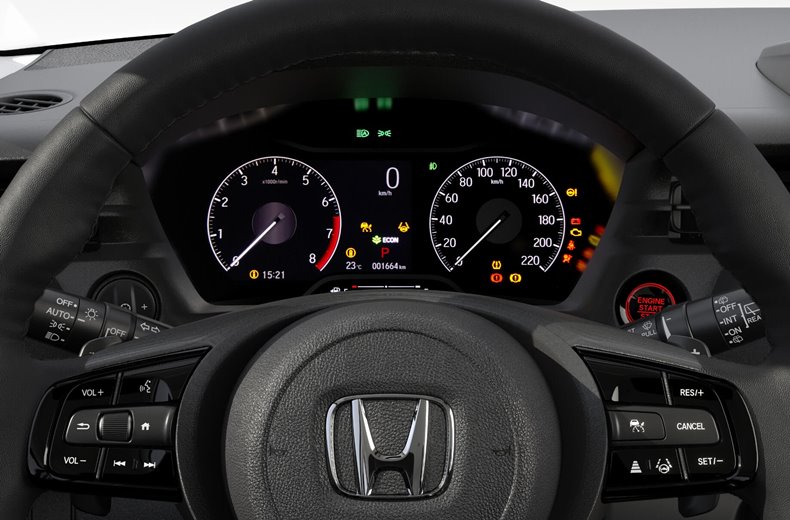 honda hr-v 2024 painel de instrumentos