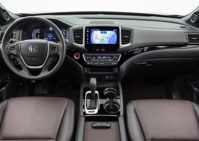 nova honda ridgeline interior painel