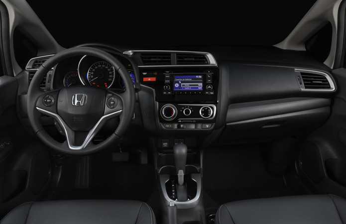 novo honda fit exl 2015 interior painel