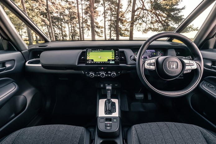 novo honda fit 2021 interior painel