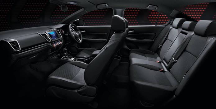 novo honda city 2021 interior