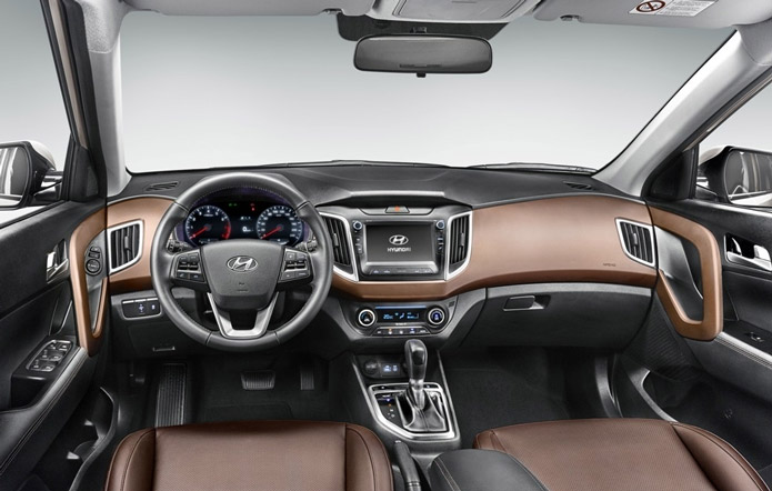 hyundai creta interior painel