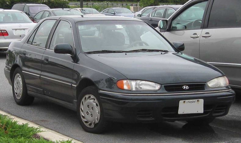 hyundai elantra 1992 primeira geração