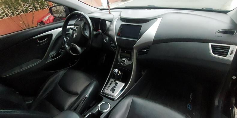 hyundai elantra 2014 painel interior