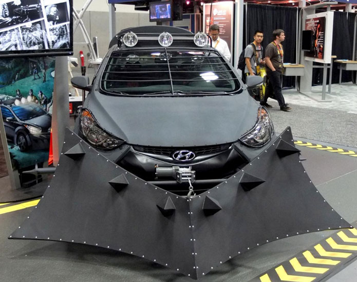 hyundai elantra coupe zumbie survival machine the walking dead