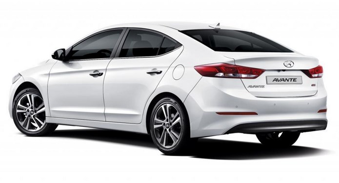 hyundai elantra 2016 2017 traseira