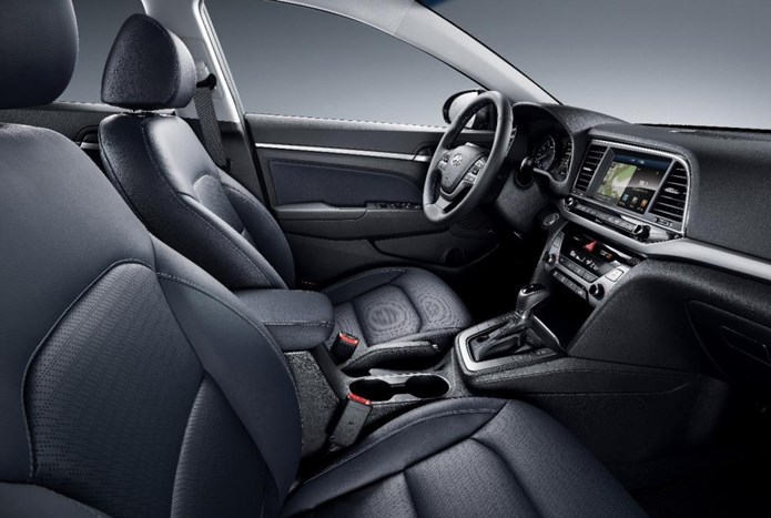 hyundai elantra 2016 2017 interior