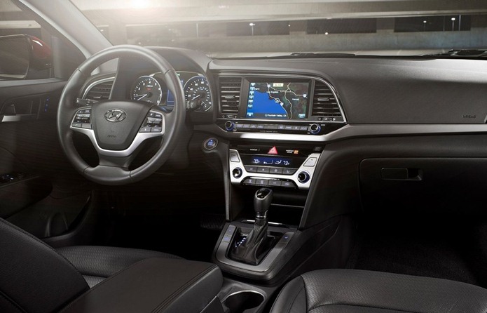 hyundai elantra 2017 interior