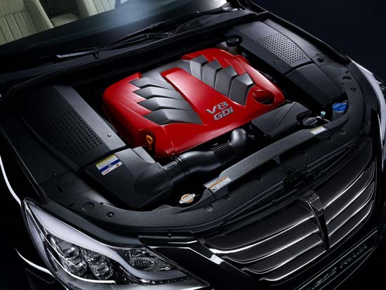 hyundai genesis prada motor v8 3.0 GDI