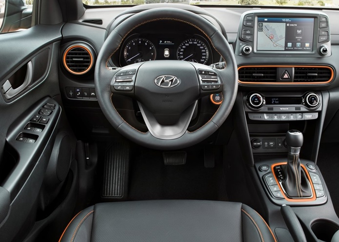 hyundai kona 2018 interior