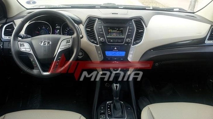 hyundai santa fe 2013 interior painel