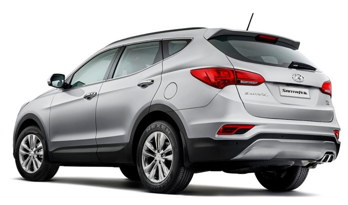 novo hyundai santa fe 2016 brasil traseira