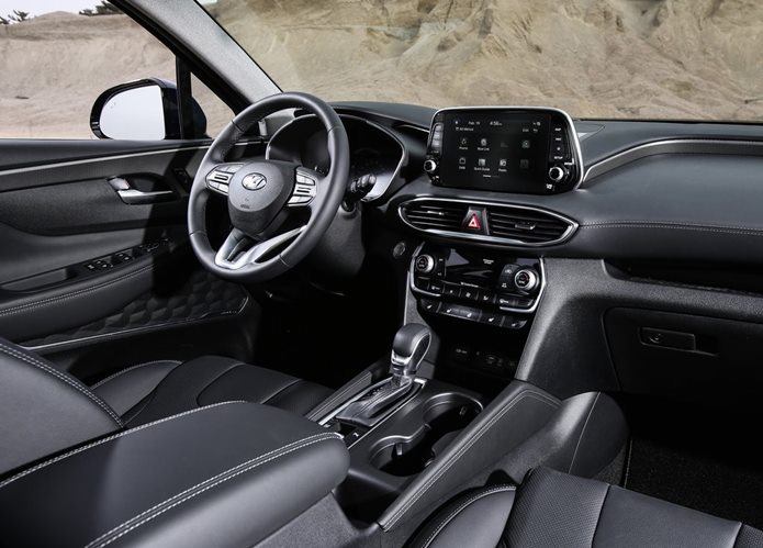 hyundai santa fe 2019 interior