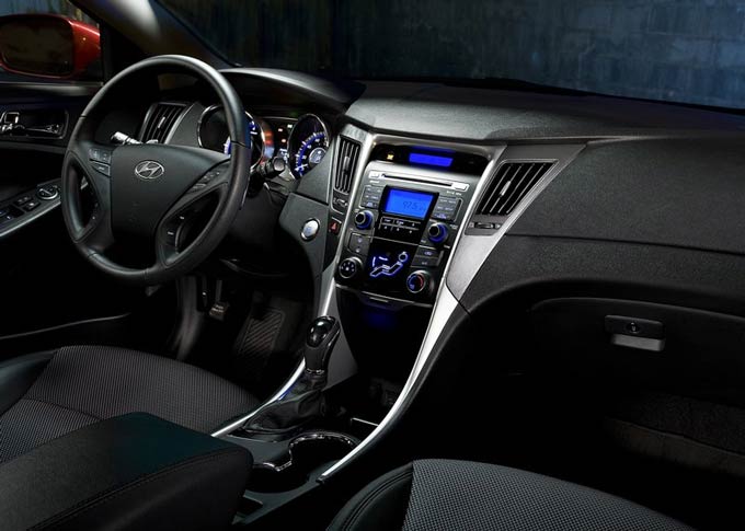 novo hyundai sonata interior