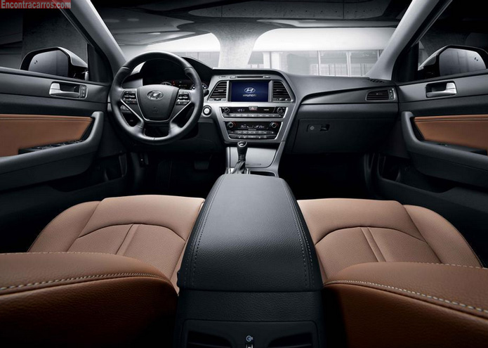 novo hyundai sonata 2015 interior