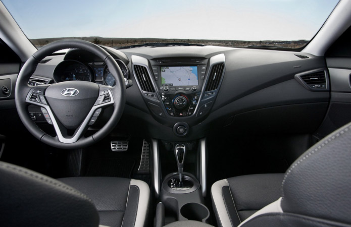 hyundai veloster turbo interior