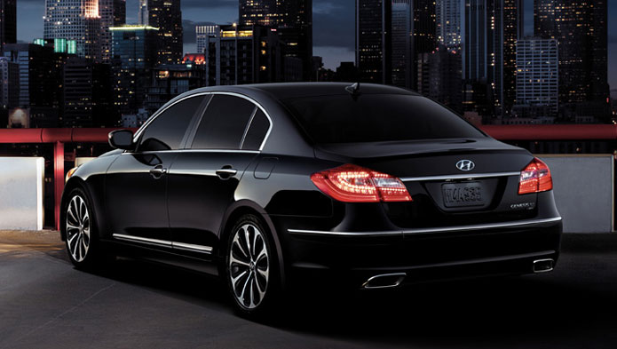 hyundai genesis sedan interior